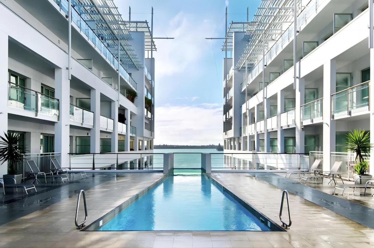 Waterfront Seaview Hotel Apartment - Same Building Block As Auckland Hilton المظهر الخارجي الصورة
