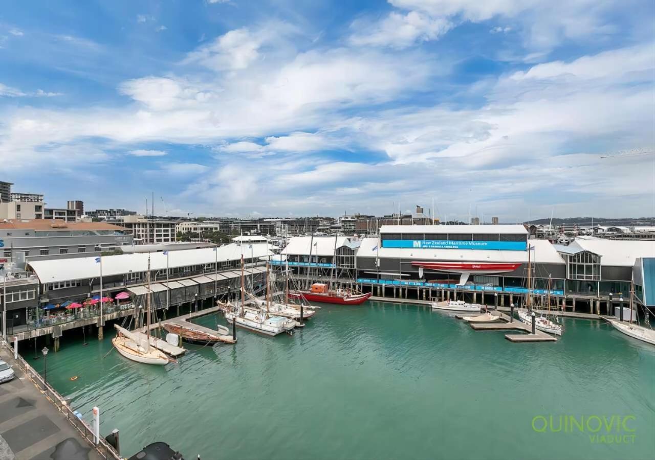 Waterfront Seaview Hotel Apartment - Same Building Block As Auckland Hilton المظهر الخارجي الصورة