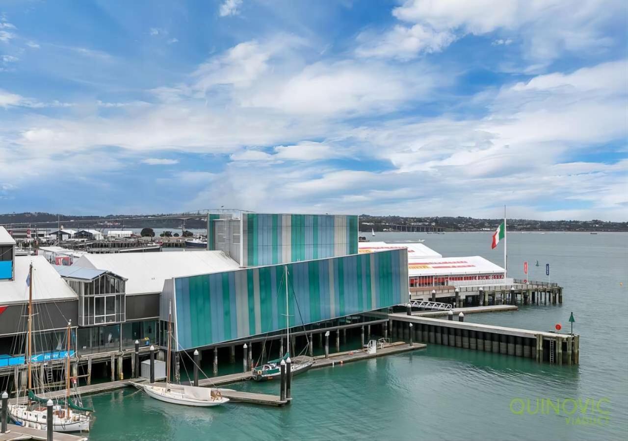 Waterfront Seaview Hotel Apartment - Same Building Block As Auckland Hilton المظهر الخارجي الصورة