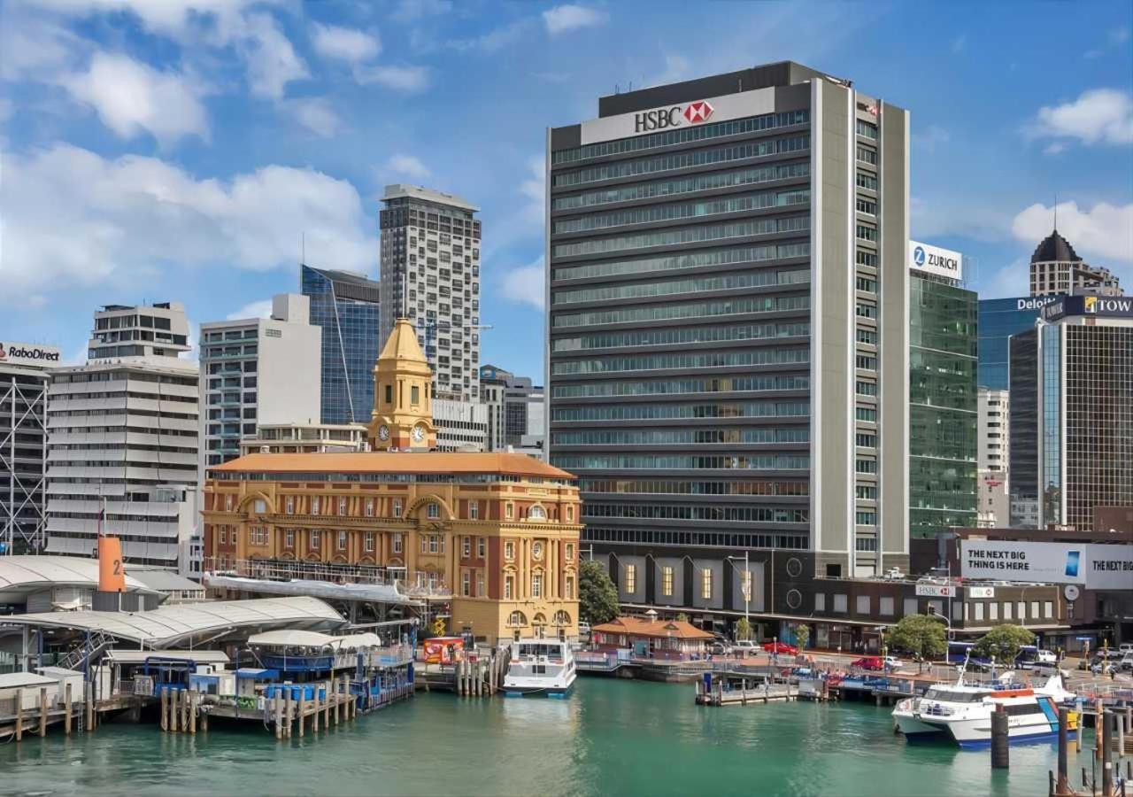 Waterfront Seaview Hotel Apartment - Same Building Block As Auckland Hilton المظهر الخارجي الصورة