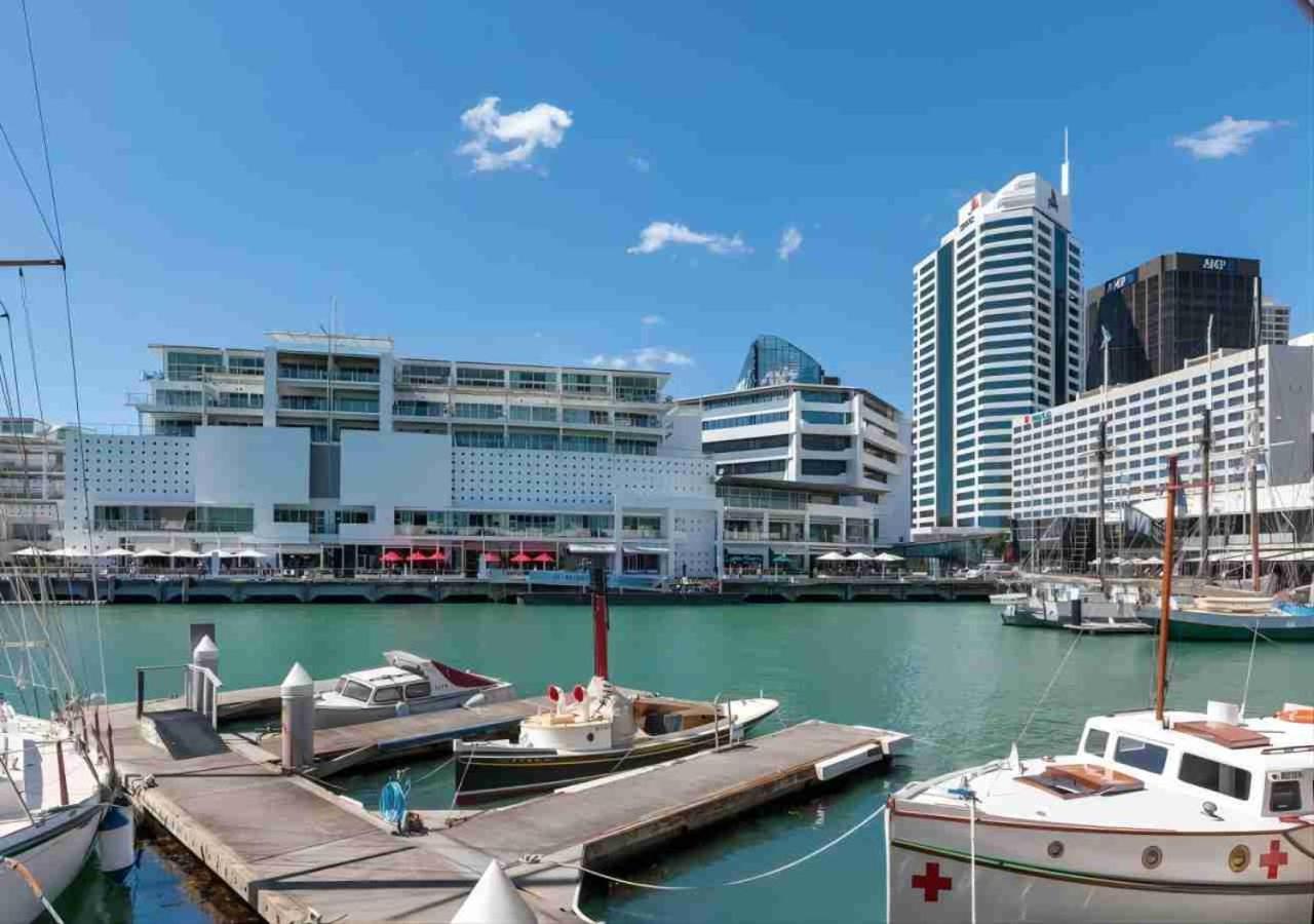 Waterfront Seaview Hotel Apartment - Same Building Block As Auckland Hilton المظهر الخارجي الصورة