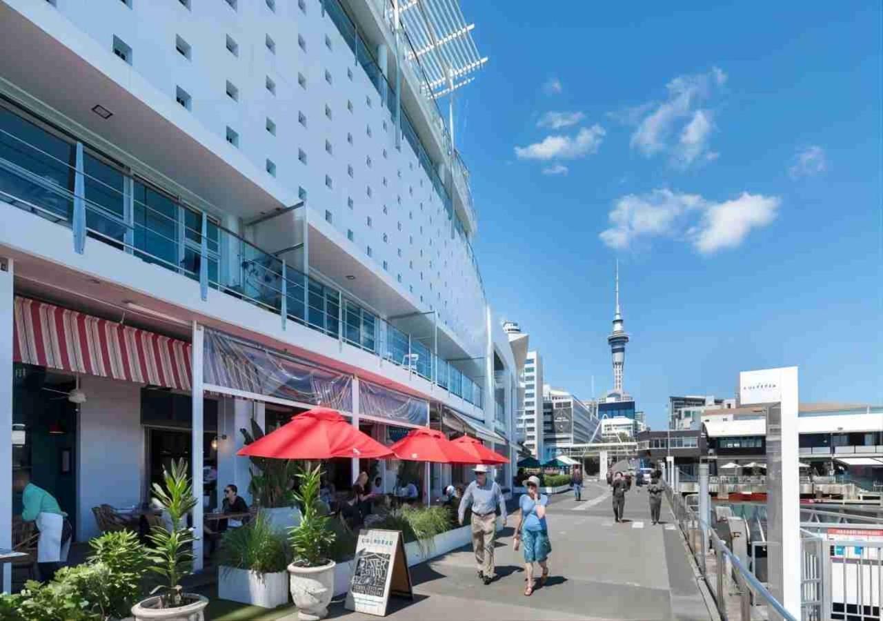 Waterfront Seaview Hotel Apartment - Same Building Block As Auckland Hilton المظهر الخارجي الصورة