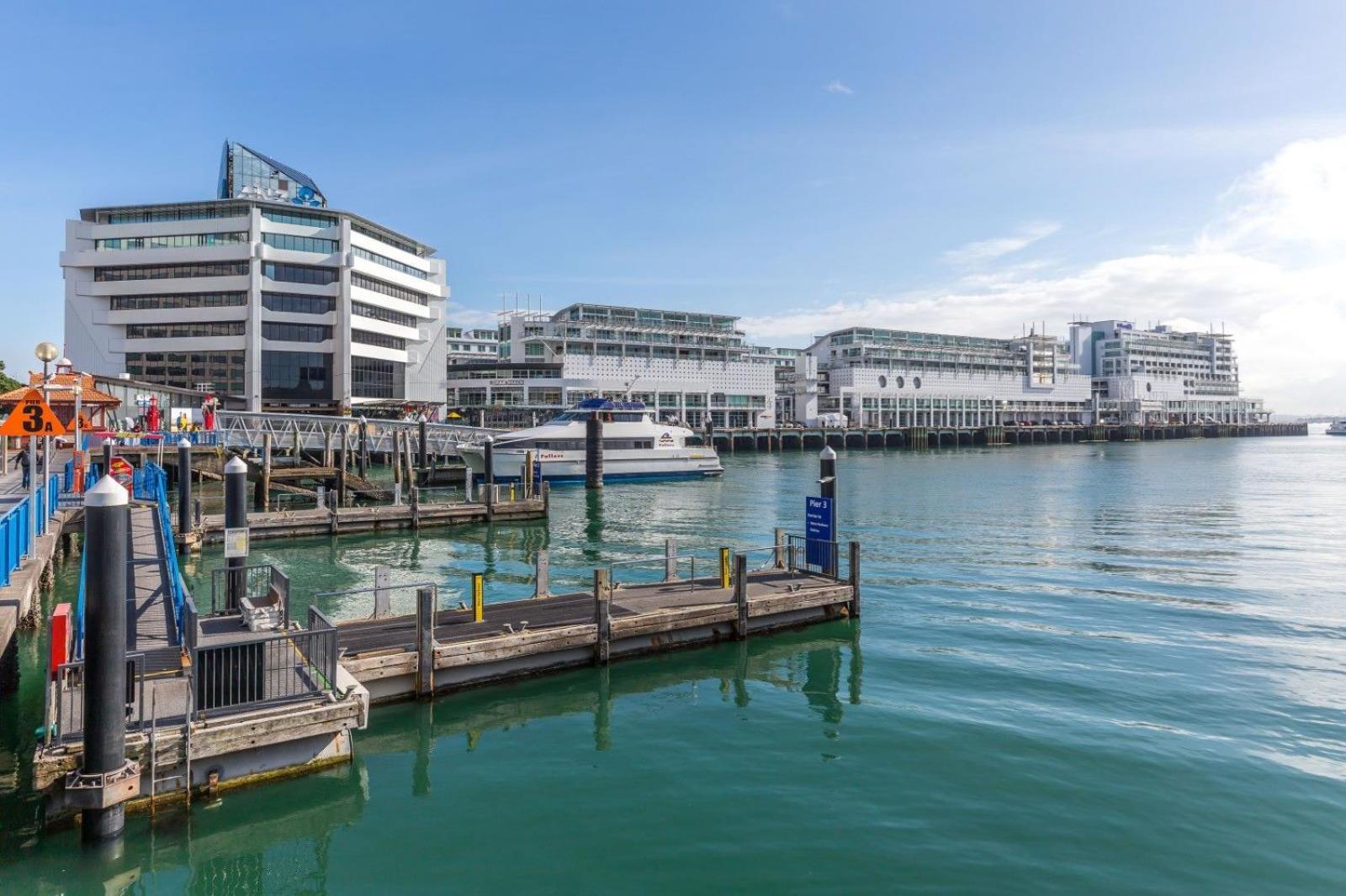 Waterfront Seaview Hotel Apartment - Same Building Block As Auckland Hilton المظهر الخارجي الصورة